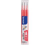 Pilot Pen – Recharge Frixion Ball – Pointe moyenne 0,7 mm – Rose corail – Lot de 3