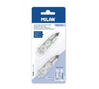 Recharge ruban correcteur - MILAN - 5mm x 6m - 2 unités - Blanc