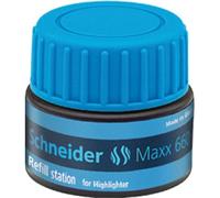 Recharge schneider maxx 660 surligneur job automatique 30ml coloris bleu