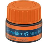 Recharge schneider maxx 660 surligneur job automatique 30ml coloris orange