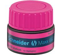 Recharge schneider maxx 660 surligneur job automatique 30ml coloris rose