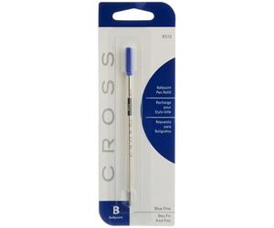 Recharge stylo à bille Cross - pointe fine, encre bleue