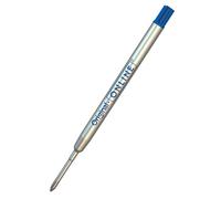 Recharge stylo à bille d' ONLINE, recharge bille métal international de grande capacité, largeur de trait M (moyen), indélébile, résistant à l´eau, 1 pièce, recharge de stylo à bille (bleu)