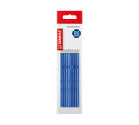 Recharge stylo bille Stabilo Liner pointe 0,7 mm - écriture moyenne - Sachet de 10 - Bleu