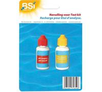 Recharge testeur eau piscine - BSI - Testeur pH & Chlore - Recharge kit - Analyse eau piscine & spa - Contrôle qualité eau