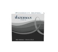 Recharge Waterman S0110940 Noir Blanc 6 pieces pour stylo plume