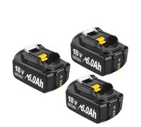 Rechargeable, capacité 6000mAh, tension 18V, 3pcs 6000Ah