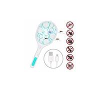 Rechargeable électrique mouche insecte raquette zapper killer swatter bug moustique cadeau