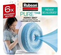 Recharges anti-humidité - Rubson - AÉRO 360° - 6 recharges - Technologie brevetée - Neutres
