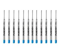 Recharges de stylo à bille en gel, recharges de longue durée. Pointe fine 0.5 mm. Il est compatible avec les stylos à bille Parker. Recharge de style G2 fabriquée en Allemagne (12 x ENCRE BLEU GEL)
