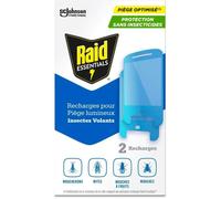 Recharges Piège Lumineux Anti-mouches,moucherons et mites Protection 24h/24 Sans insecticides,utilisable en présence d’enfants et