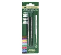 Recharges pour stylo bille - Montblanc - Noir - Pointe moyenne - Lot de 2 recharges