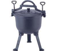 Réchaud de chasse en fonte - Casserole émaillée pour foyer ouvert KAMILLE
