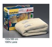 ARDES - AR4AM22 Chauffe-lit 2 Places Électrique MORPHEO Couverture Chauffante 2x60W, Surmatelas Chauffant Lit 2 places Électrique 2 Zones Chauffage, Couverture Thermique Électrique 100% Laine
