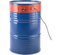Réchauffeur de fût métallique 208,2 L, 1200 watts, largeur 12,7 cm, réglable de 30 à 150 °C
