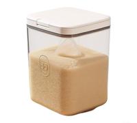 Récipient à céréales étanche 4,5 l résistant à l'humidité | Comprend une tasse à mesurer, un verrou à 4 points, garde les grains au sec, s'adapte aux étagères de garde-manger