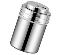 Récipient à Condiments en Acier Inoxydable, pour Sel Cuisine | Stockage Sec, Isolation de L’air Extérieur, Usage Salle à Manger, Finition Argenté, Format Pratique