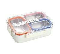 Récipient à déjeuner - Bol de rangement alimentaire avec couvercle, récipient en acier inoxydable, boîte en métal | Porte-collations portable étanche pour voyage de printemps, pique-nique, école