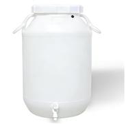 Récipient À Eau De Camping, Seau De Stockage en Plastique De Qualité Alimentaire pour Une Utilisation en Extérieur (White 75L)