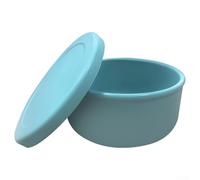 Récipient à goûter en silicone 12,5 cm hermétique et étanche (bleu)