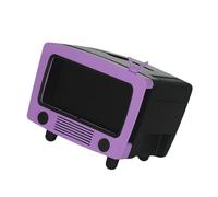 Récipient à mouchoirs Fonctionnel en Forme d ' écran à Double Usage avec Emplacement pour téléphone sécurisé, idéal pour la Cuisine ou Le Concept de dortoir pour l ' Organisation de la Maison
