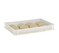 APS 82442 Boîte à pâte - Boîte à boules à pizza empilable Capacité 14 l Dimensions intérieures 56,5 x 36,5 cm Pour garder au frais et fermenter les boules de pâte de manière professionnelle