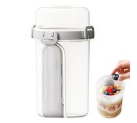 Récipient à salade | avec fourchette et cuillère - Rangement alimentaire hermétique | Récipient à salade portable pour le déjeuner - Pour la maison, le congélateur, les voyages, le camping, les fêtes