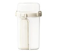 Récipient à salade - Double couche avec fourchette et cuillère - Anti-fuite - Pour la maison, le bureau, le congélateur, le camping, l'extérieur, les fêtes, les noix, les collations et
