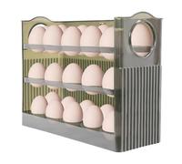 Récipient à œufs pour réfrigérateur, 30 œufs, rangement pour congélateurs, garde-manger, armoires de cuisine, vert