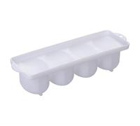 Récipient à œufs pour réfrigérateur - Polypropylène de qualité alimentaire | joint en silicone étanche à l'air, corps modulaire empilable | Récipient de trempage scellé avec 4 grilles et surélevé