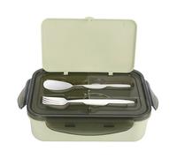 Récipient Alimentaire 1.3L CF-5031 avec Cuillère et Fourchette Cheffinger Vert