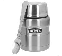 Récipient alimentaire isotherme Stainless King, 0,47l, Acier inoxydable, Mattiert, 9,7x9,7x14,2 cm