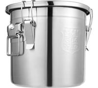 Récipient alimentaire - Récipient hermétique de 12 l - Acier inoxydable 304/201 - Joint en silicone - Étanche - 28 × 25 cm - Argent