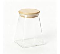 Récipient alimentaire trapézoïdal 750 ml pour récipient alimentaire | Volume de 750 ml, stabilité de la base carrée, design facile à saisir, organisateur de garde-manger, convient pour les