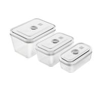 Récipient alimentaire ZWILLING FRESH & SAVE Set 3pcs Verre Vide Apilable Hermétique
