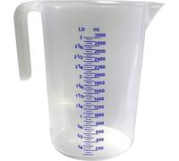 Pichet gradué, contenu: 3 litres, transparent