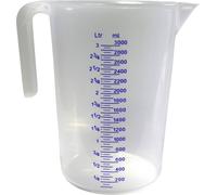 Pichet gradué, contenu: 3 litres, transparent