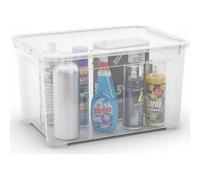 Récipient Avec Couvercle - Curver - 254724 - 47l - Plastique - Blanc Multicolore