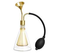 Récipient Bocal Olfactif Fragrance Clair Double Paroi 90ml-D | Bocal Flacon Conique Fragrance Clair Double Paroi Poire Air Échantillonnage
