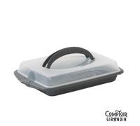Kela boîte de rangement Deli 45 x 30 x 9 cm gris 12172