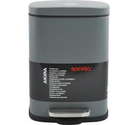 Récipient cosmétique Spirella, 12 litres, en acier inoxydable, modèle "Akira", pour salle de bain