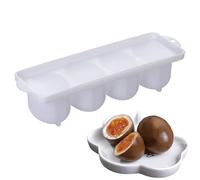 Récipient créatif à vinaigre - 24,4 x 7,4 x 6 cm - Boîte de rangement pour | œufs à thé et œufs marinés - Avec compartiments en polypropylène