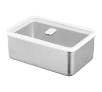 Récipient de fermentation compact de cuisine avec parois intérieures lisses et base antidérapante pour un placement stable sur le plan de travail (650 ml)