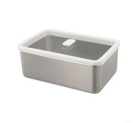 Récipient de fermentation compact de cuisine avec parois intérieures lisses et base antidérapante pour un placement stable sur le plan de travail (1500 ml)