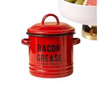 Récipient de rangement pour graisse de bacon de grande capacité | Récipient pour graisse de cuisson avec tamis pour la préparation des repas lors de la friture, de la cuisson et de la