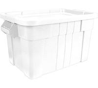 Récipient de réserve avec couvercle, blanc, convient pour 2 x GN 1/1 (150 mm)