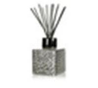 Récipient diffuseur pour parfums - CLEM - GOA - Céramique martelée - 250 ml - Silver/Black