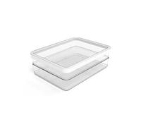 Rotho Articles ménagers, Transparent/Blanc, Unica