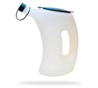Récipient en plastique de 2 litres, avec bec verseur et couvercle