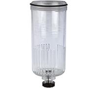 Récipient en polycarbonate RIEGLER pour filtre, Ø du verre : 53 mm